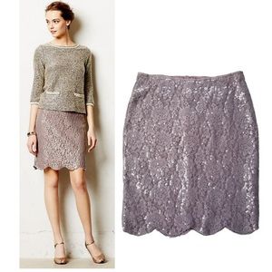 NWT Anthropologie sequin skirt